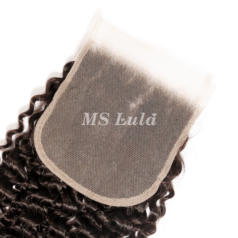 Virgin Hair Kinky Curly 4x4 5x5 6x6 7x7 Transparent Lace Closure - 图片 7